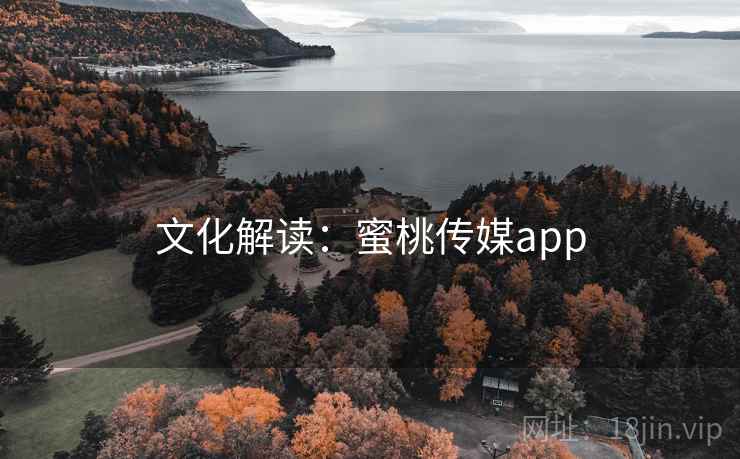文化解读：蜜桃传媒app  第2张