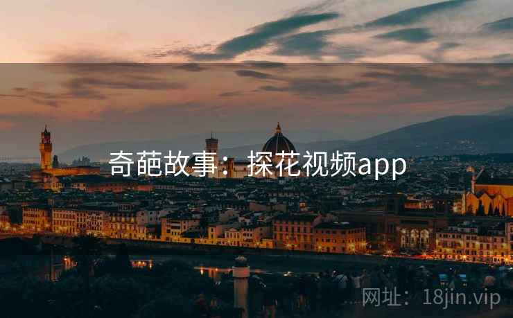 奇葩故事:探花视频app